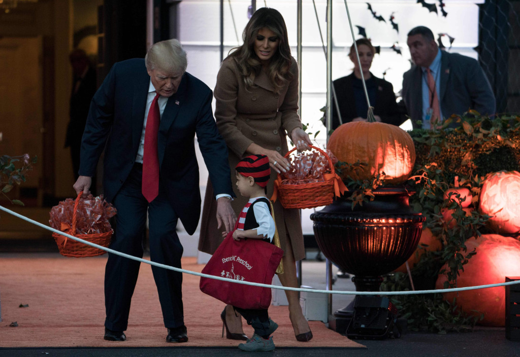 Halloween at the White House (photo : AFP)