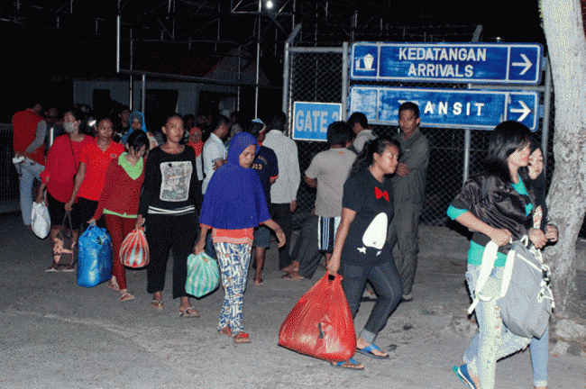 Illustration of Indonesian workers