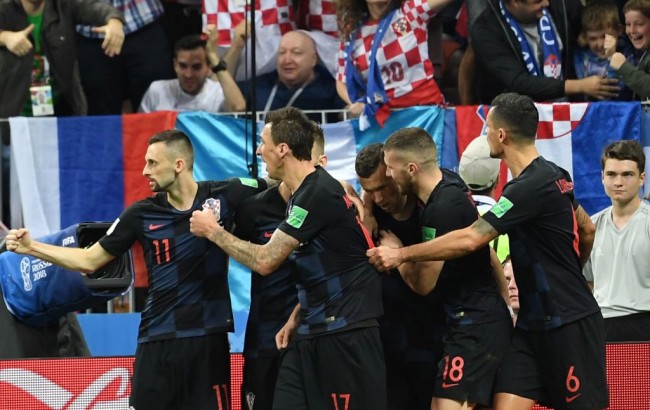 世界杯半决赛 : 克罗地亚 2-1 英格兰进决赛