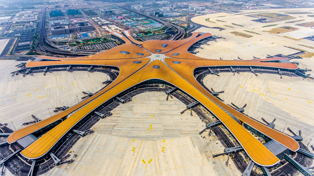  Beijing Daxing International Airport. (Photo by STR / AFP) 