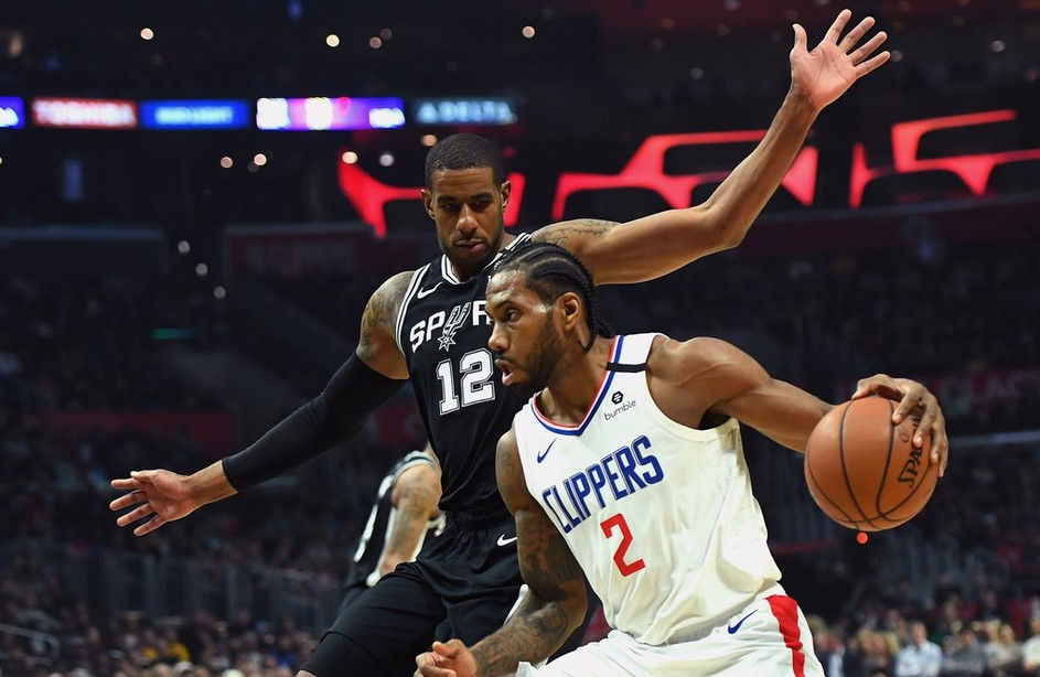 Spurs 105-108 Clippers (photo : sipaphoto.com/sina.com.cn)
