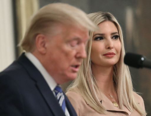 Ivanka Trump (right). Photo : AFP