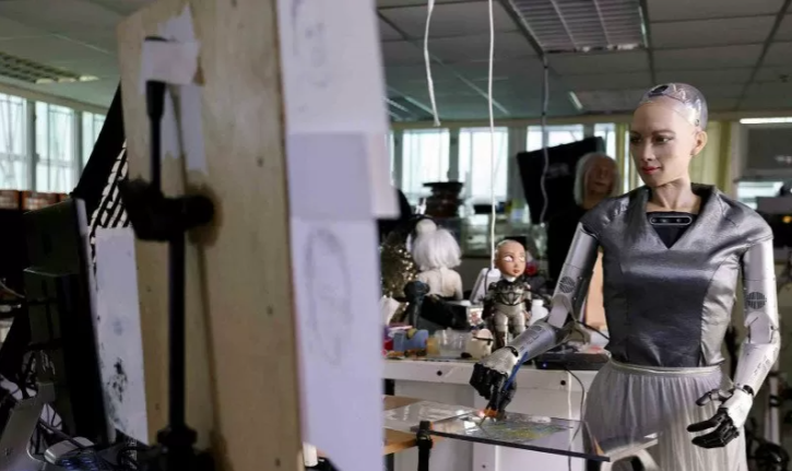 Humanoid Robot Sophia. (photo : ANTARA/Reuters/Tyrone Siu/wsj)