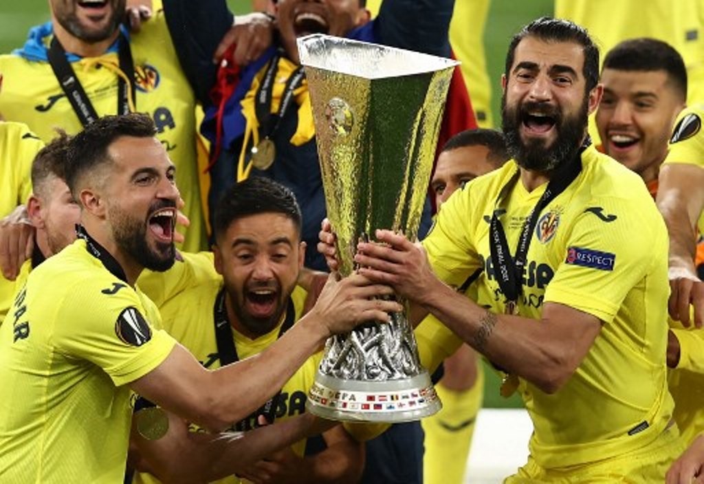 Villarreal beat Manchester United on penalties to win Europa League. (photo :  AFP/Maja Hitij)