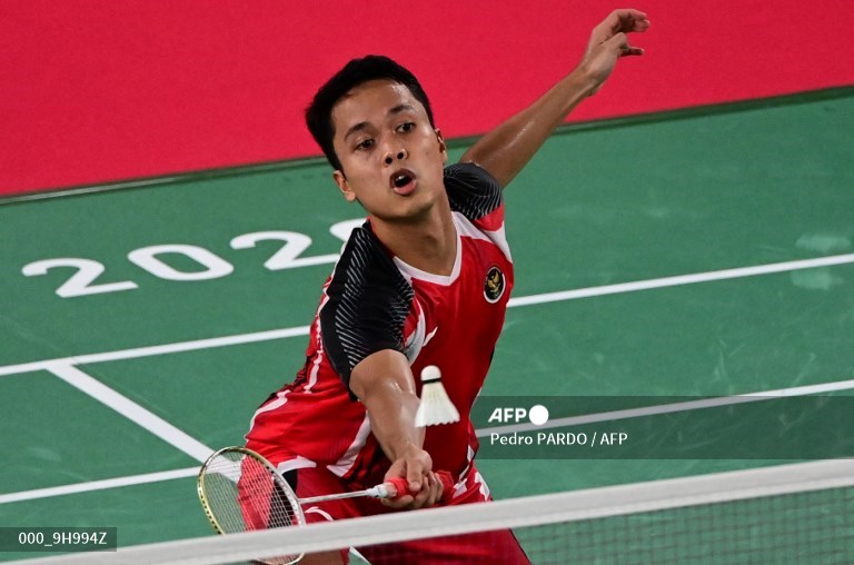 Anthony Sinisuka Ginting (AFP/Pedro Pardo)