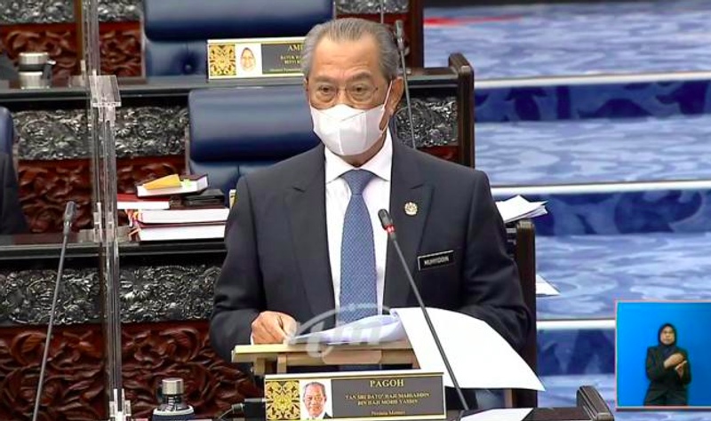 Malaysia Prime Minister Muhyiddin Yassin and cabinet resign. (photo : AFP)