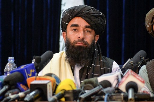 Zabihullah Mujahid. Photo: AFP.