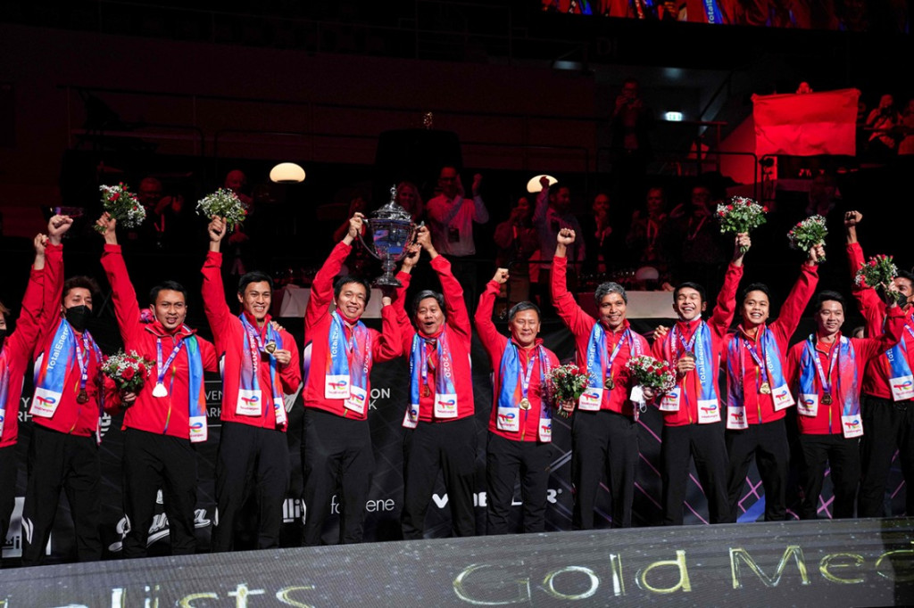 Indonesia Wins Thomas Cup after 19 Years. (Photo : AFP)