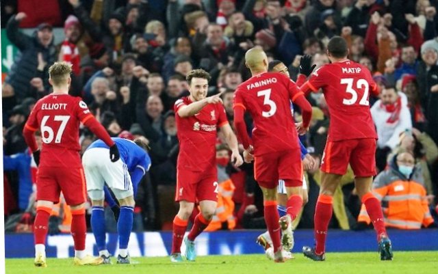 Liverpool vs Leicester City. (photo : Istimewa)