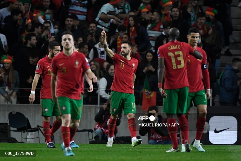 Portugal vs North Macedonia. (photo : AFP)