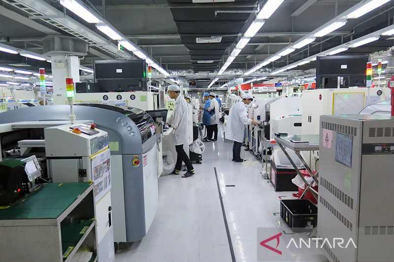 Foxconn factory in Guiyang City, Guizhou Province. (photo : ANTARA)