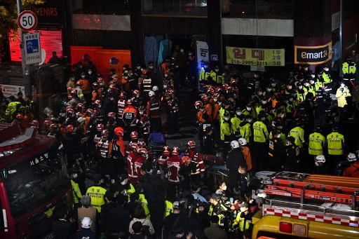 Itaewon Halloween tragedy. (photo : AFP)
