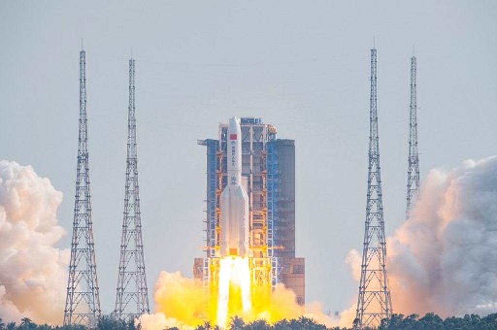  Long March 5B. (CNS / AFP)