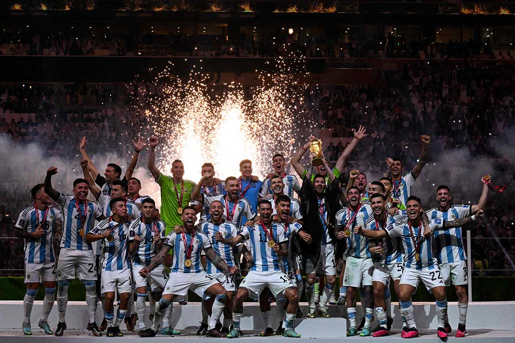 Argentina Won 2022 Qatara World Cup. (photo : AFP)