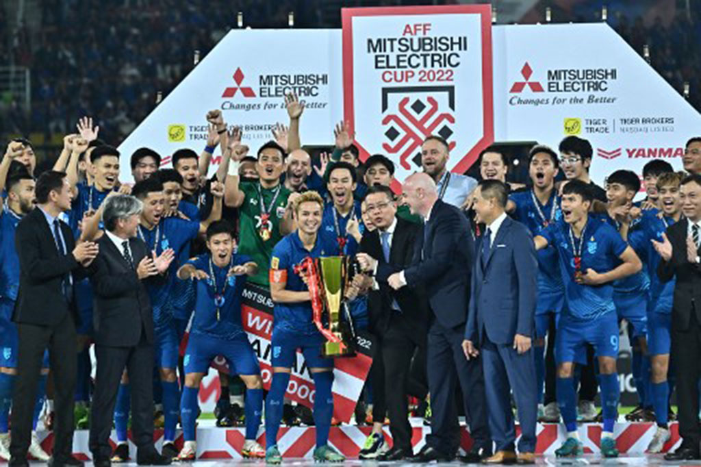 Thailand retain AFF Championship after 3-2 aggregate win over Vietnam. (photo : AFP)