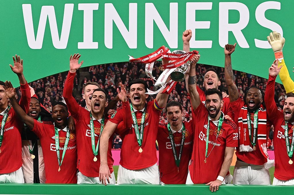 Manchester United beats Newcastle to win Carabao Cup. (photo : AFP)