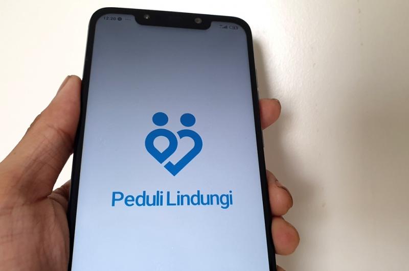 PeduliLindungi. (photo : Kominfo)