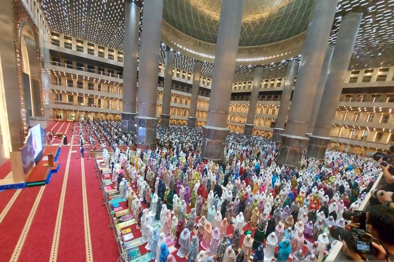 Istiqlal Mosque,Jakarta. (Photo : ANTARA)