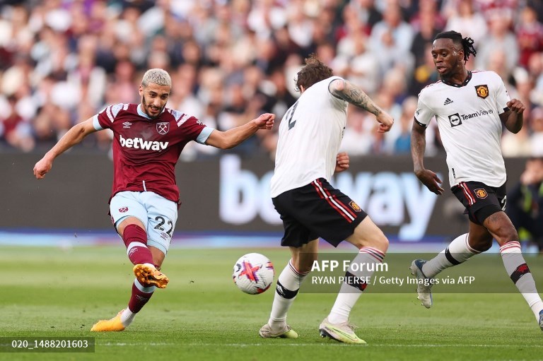West Ham United vs Manchester United. (photo : AFP)