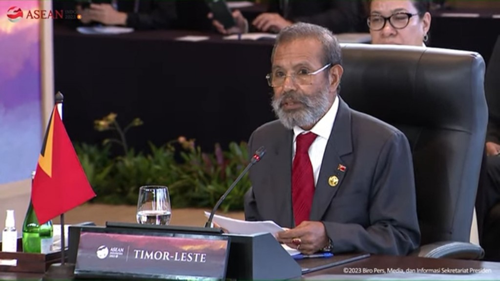 Prime Minister of Timor Leste Taur Matan Ruak at the 42nd ASEAN Summit. (AFP)