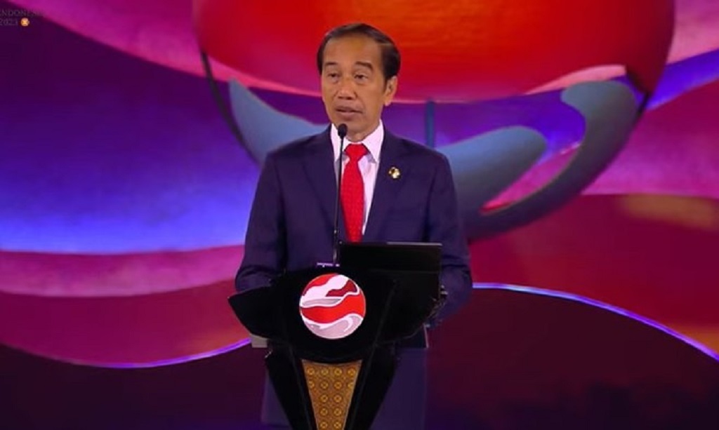  President Jokowi Officially Opens the 43rd ASEAN Summit at the JCC, Jakarta, September 5 2023. (Presidential Secretariat)