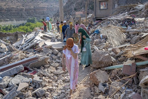 Morocco earthquake. Photo : AFP