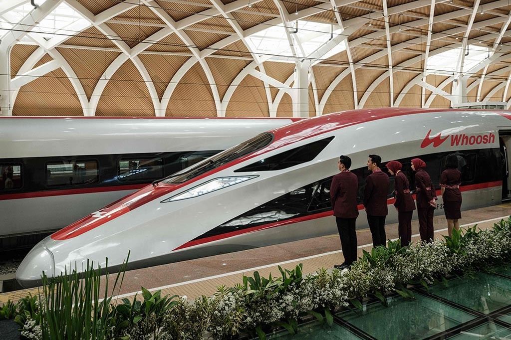 Jakarta Bandung High Speed Train. (photo : Presidential Secretariat)