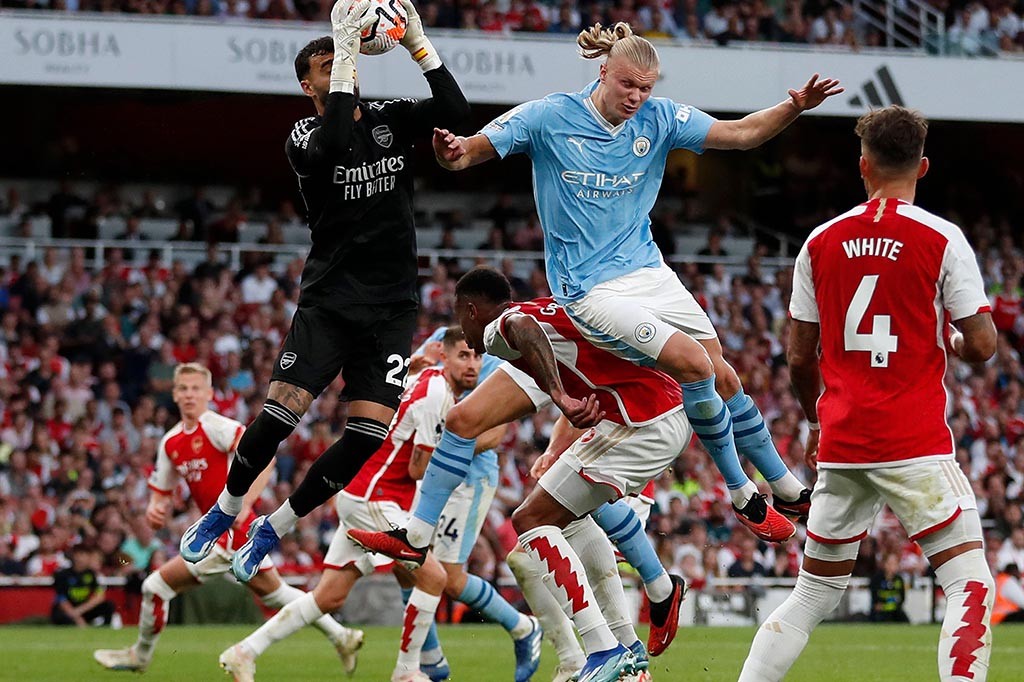 Arsenal vs Manchester City. (photo : AFP)