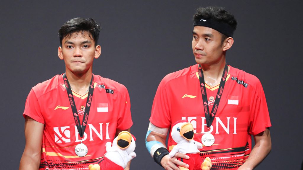 Indonesian men doubles, Muhammad Shohibul Fikri/Bagas Maulana. (Photo: PBSI)