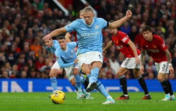 Manchester United vs Manchester City. (photo source : Baidu Baijiahao)