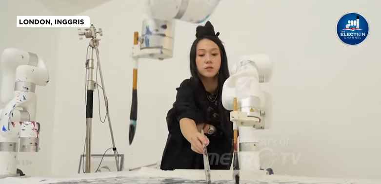 Sougwen Chung. (photo : Metro TV)