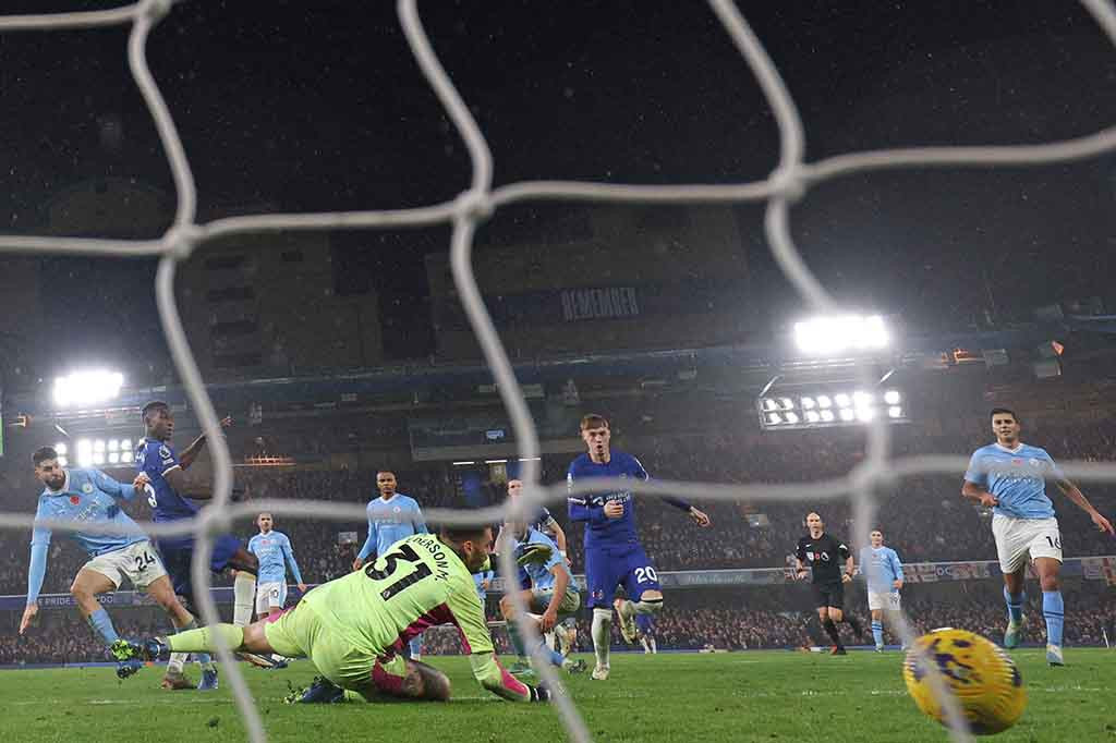 Chelsea vs Manchester City. (photo : AFP)