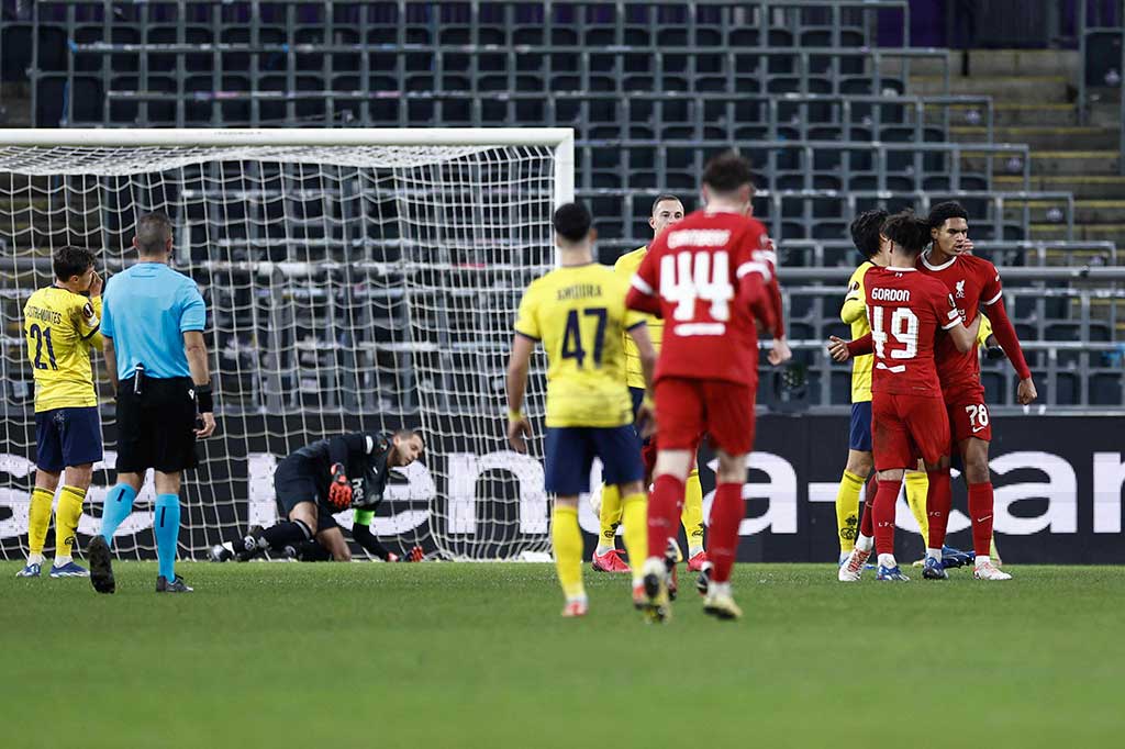 Liverpool vs Union St Gilloise. (photo : AFP)