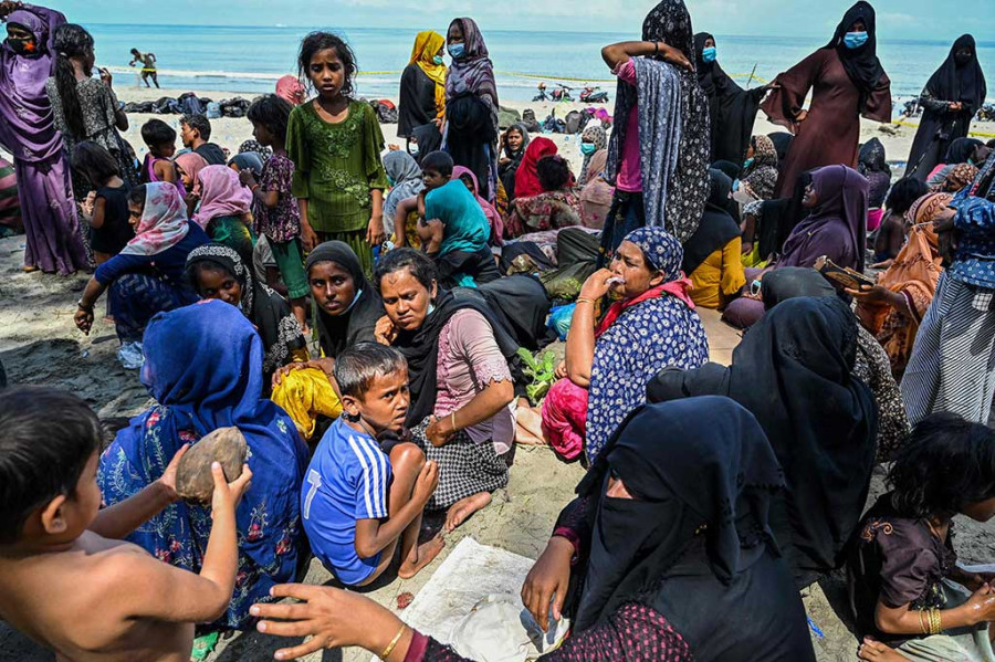 Rohingya Immigrants Landed in Aceh. (photo : AFP)