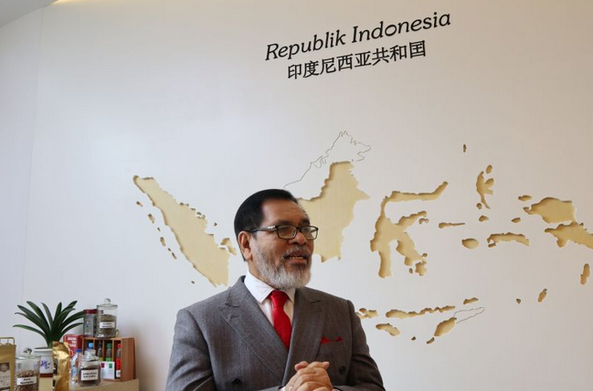 Indonesian Ambassador to China and Mongolia Djauhari Oratmangun. (photo : ANTARA)