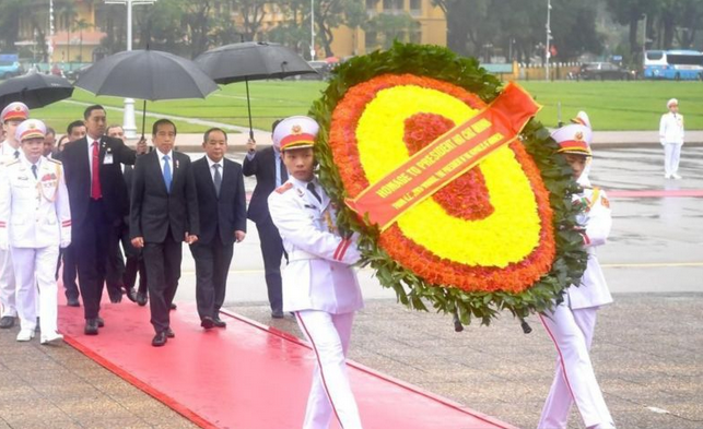 Photo : ANTARA/HO-Presidential Secretariat