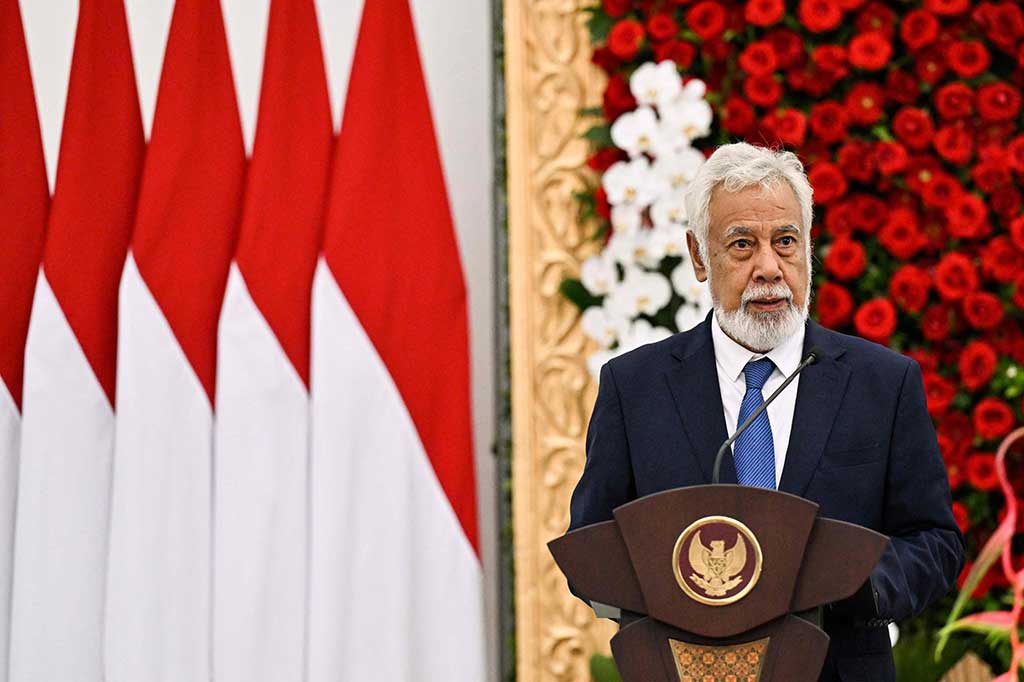 Prime Minister of the Democratic Republic of Timor Leste, Xanana Gusmao. (AFP)