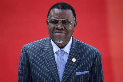Namibian President Hage Geingob Passed away. (photo : AFP)