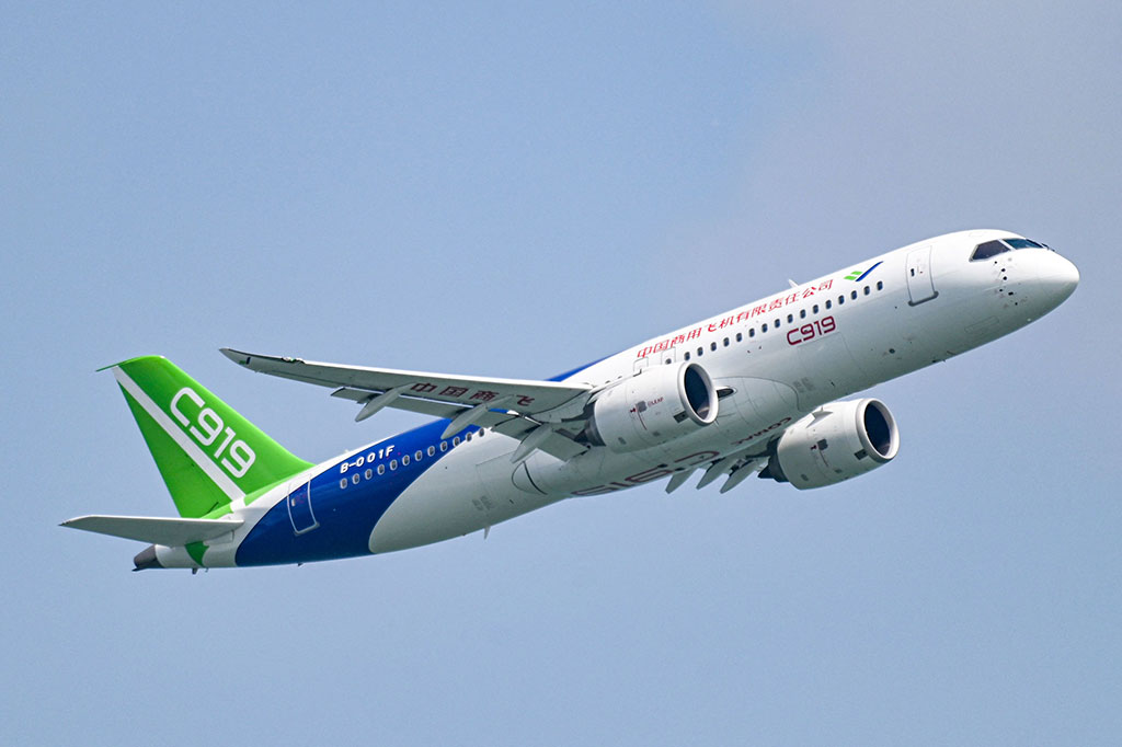 COMAC C919. (photo : AFP)