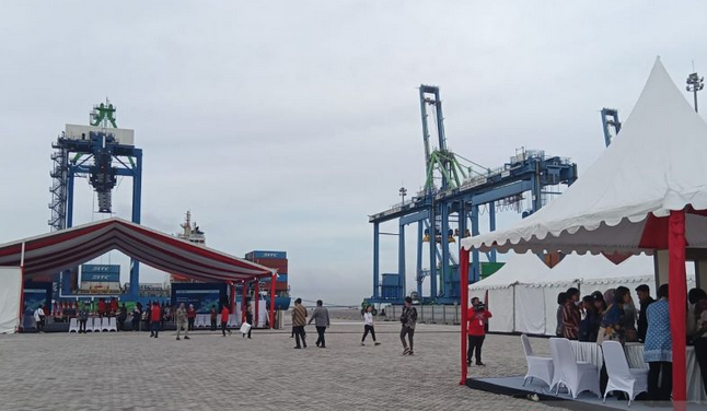 Makassar New Port in South Sulawesi Province. Photo : ANTARA