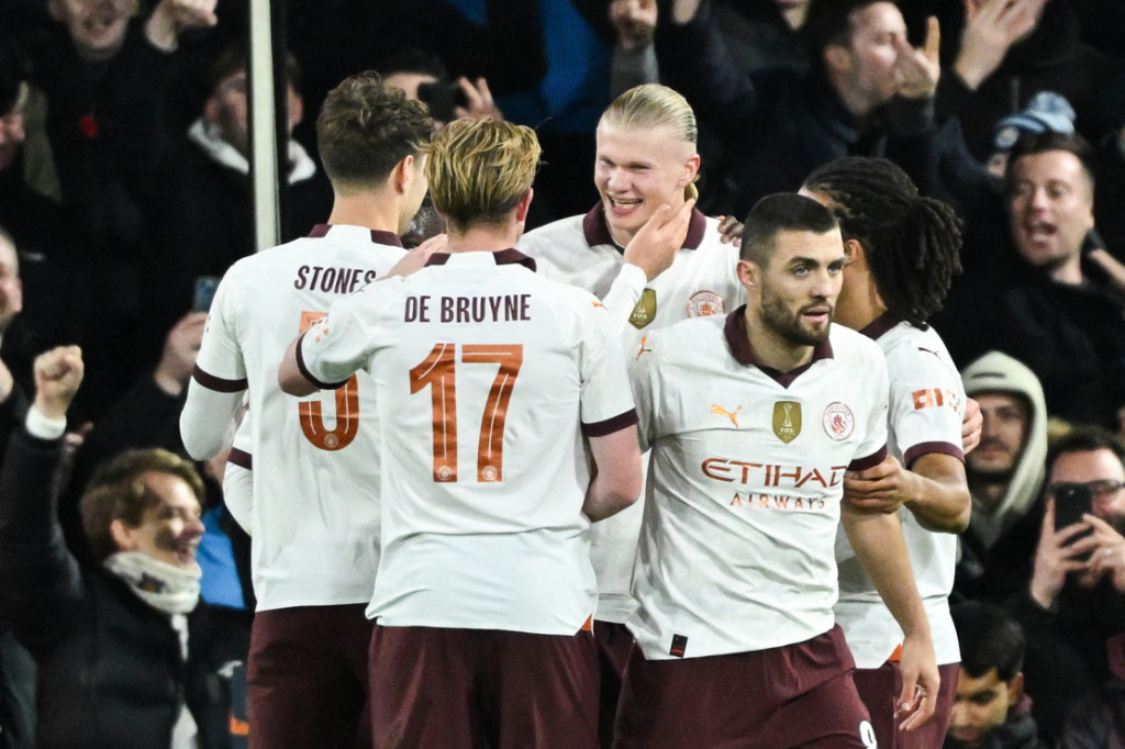 Manchester City vs Luton Town. (photo : AFP)