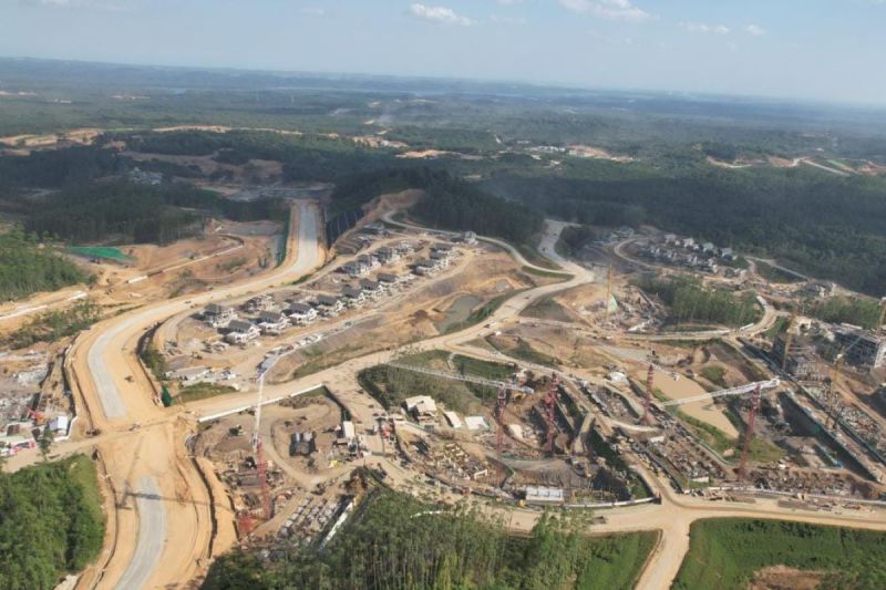 New Capital Nusantara Construction. (photo : PUPR)