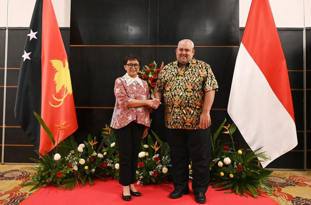 Photo : ANTARA/HO-Ministry of Foreign Affairs.