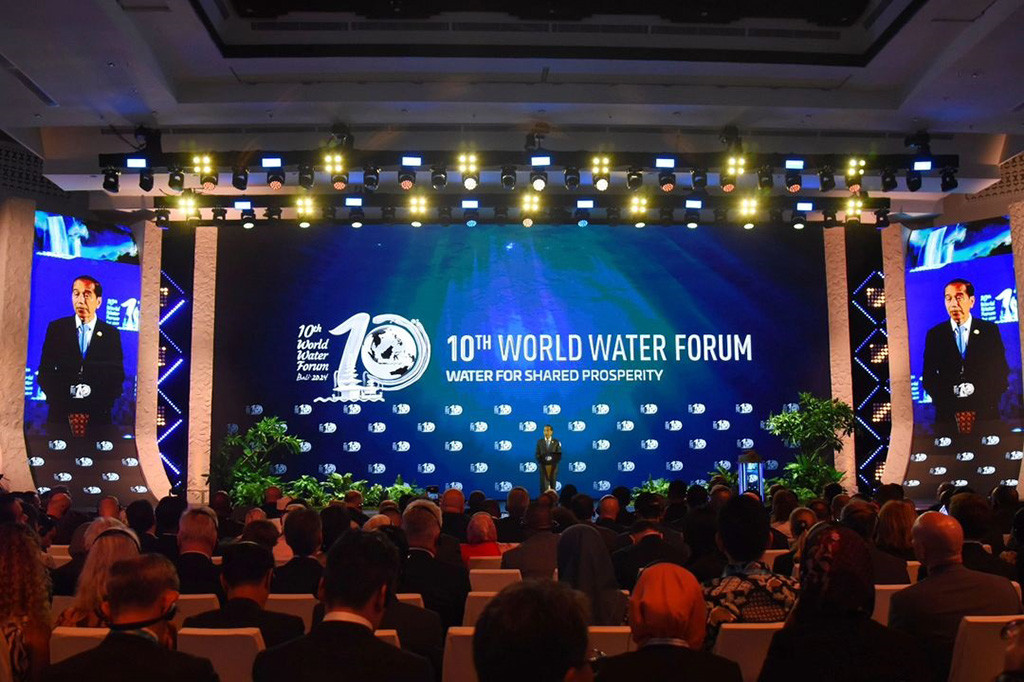 President Jokowi Open 10th World Water Forum in Bali. (photo : Presidential Secretariat)