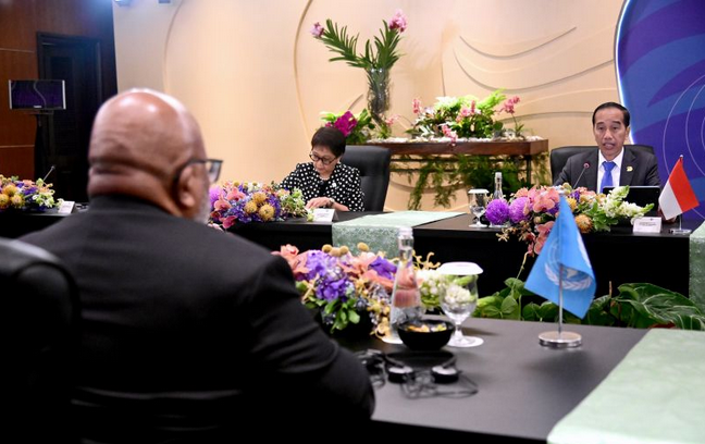 Photo : ANTARA/HO-Presidential Secretariat