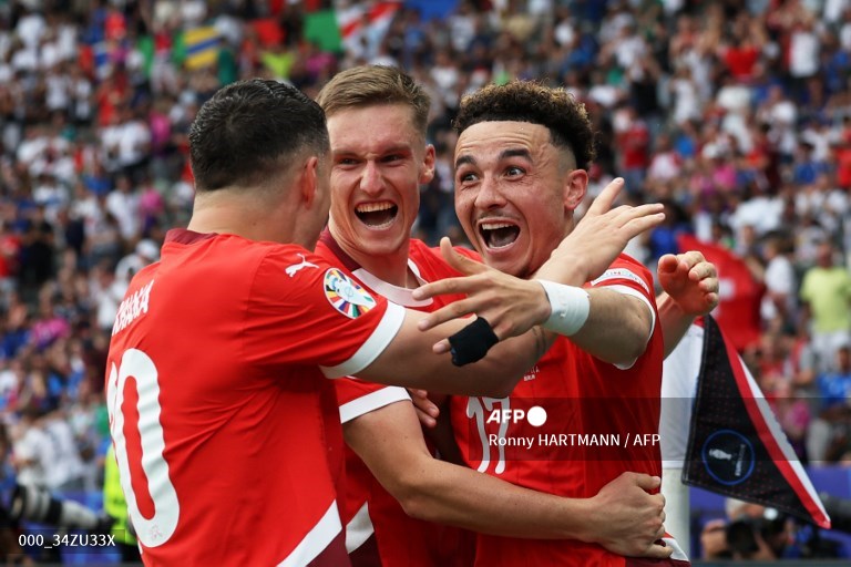 Switzerland vs Italy. (photo : AFP)