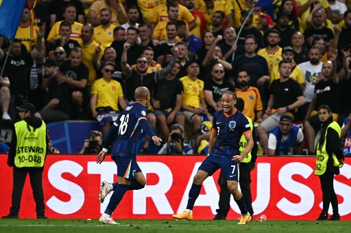 Netherlands vs Romania. (photo : AFP)