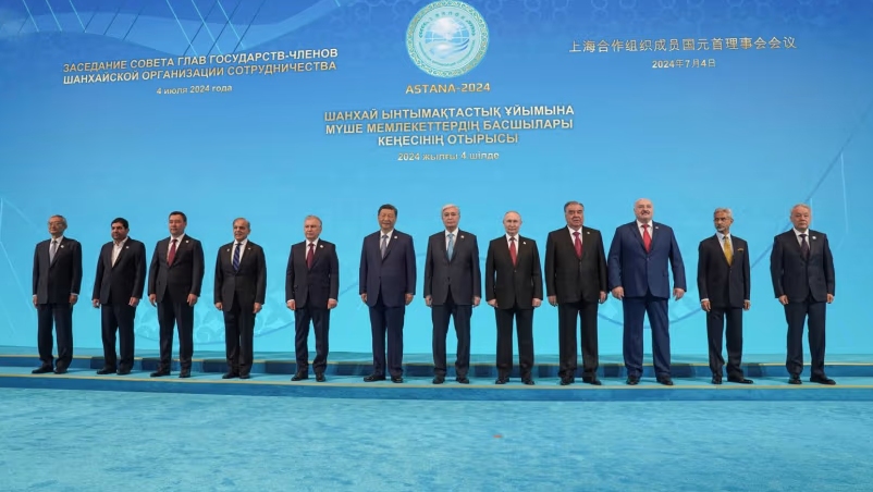 Leaders at the Shanghai Cooperation Organization summit. (photo source : cna.id)