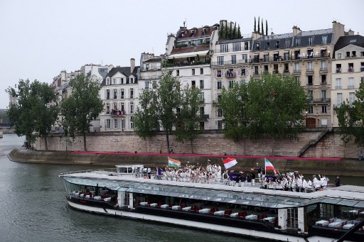 Opening Ceremony Paris Olympic 2024. Photo : AFP