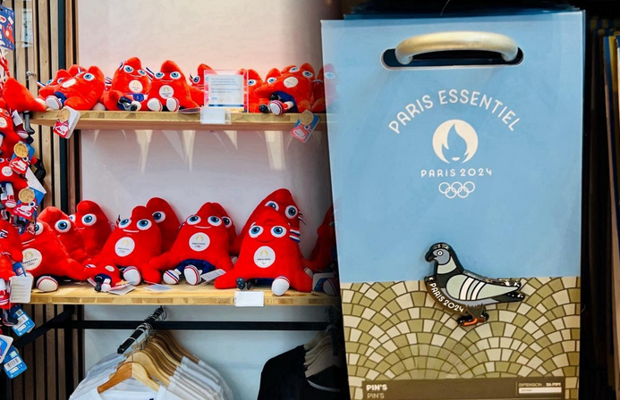 Paris Olympics 2024 Accessories. (photo source : thepaper.cn)